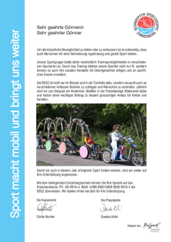 G&ouml;nnerbrief Herbst 2016