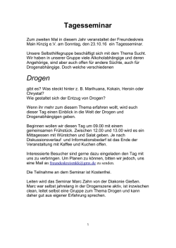 Drogen - Freundeskreis-Main-Kinzig