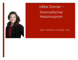 - Ulrike Dorner