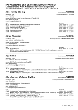 HAUPTVERBAND DER GERICHTSSACHVERSTÄNDIGEN