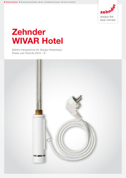 Zehnder WIVAR Hotel