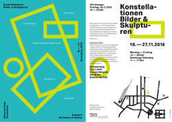 Informationen im Flyer zur Ausstellung