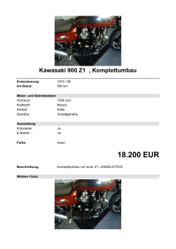Detailansicht Kawasaki 900 Z1 €,€Komplettumbau