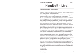 Handball - Live!