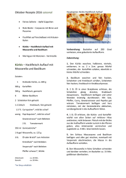 Hackfleisch Auflauf mit Mozzarella und Basilikum