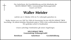 Walter Meister