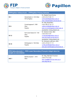 FIP/Papillon Volksschulen – FIP/Papillon Primary Schools FIPS