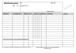 muster medikationsplan