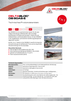 Produktdatenblatt DB 80AS-E