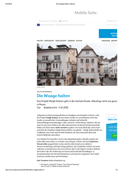 Die Waage halten - Science South Tyrol