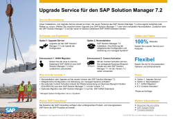 20160926 SolMan 7.2 Upgrade Service One_Pager_DE