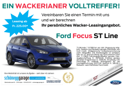 EIN WACKERIANER VOLLTREFFER! Ford Focus ST