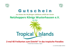 Gutschein - Netzhoppers
