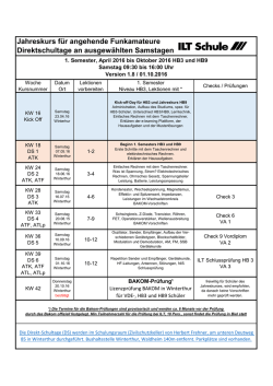 Jahreskurse HB3 und HB9 2016/2017 - ILT