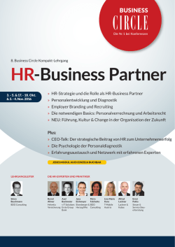 HR-Business Partner