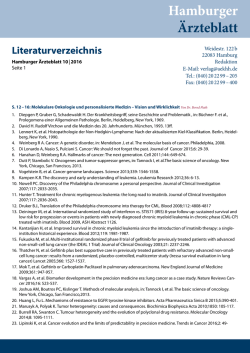 Hamburger &Auml;rzteblatt