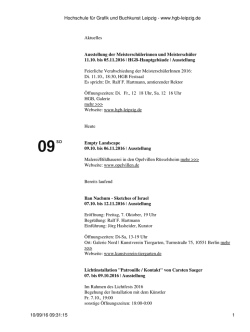 Hochschule f&uuml;r Grafik und Buchkunst Leipzig - www.hgb