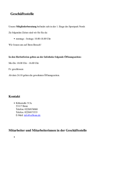 Geschäftsstelle
