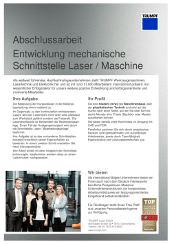 der Ausschreibung