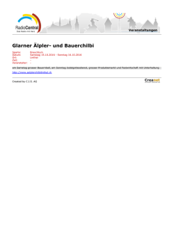 Glarner &Auml;lpler- und Bauerchilbi