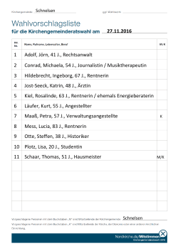 Die Wahlvorschlagsliste als PDF