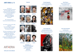 Flyer mit Information zum Verein - Art-Eria