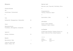 Menu zum Ausdrucken PDF