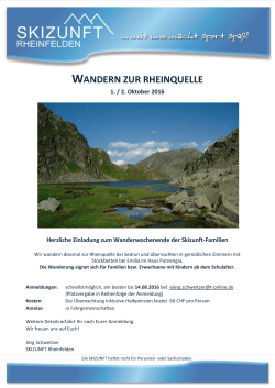 Info - Skizunft Rheinfelden