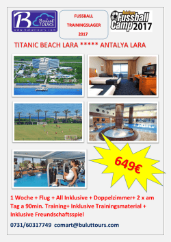 TITANIC BEACH LARA ***** ANTALYA LARA