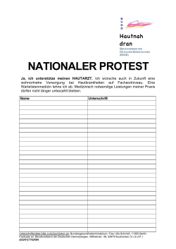 nationaler protest