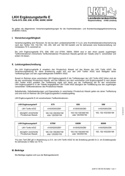 LKH Erg&auml;nzungstarife E
