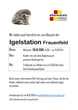 Igelstation Frauenfeld