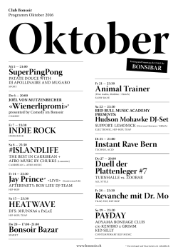 Programm Oktober 2016