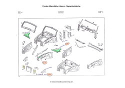 Ponton Manufaktur Hanna - Reparaturbleche