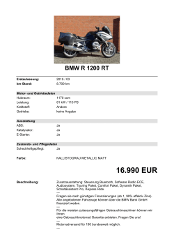 Detailansicht BMW R 1200 RT