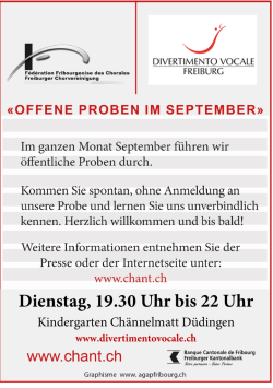 Dienstag, 19.30 Uhr bis 22 Uhr