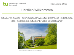 Präsentation Technische Universität Dortmund
