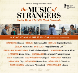 startkinos alle termine - The Music of Strangers