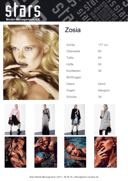 Zosia - Stars Model