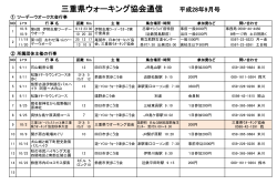 三重県ウォーキング協会 - 三重県レクリエーション協会