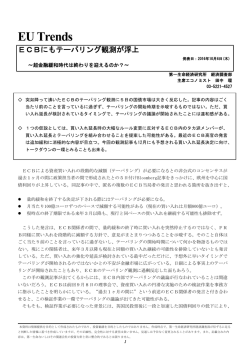 Economic Indicators 定例経済指標レポート
