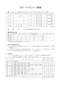 要項 - 日本バドミントン協会