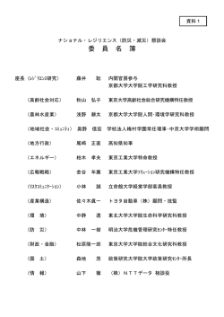 委 員 名 簿