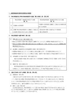 1．消費税転嫁対策特別措置法の概要