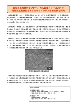 電磁波遮蔽溶射被膜（228KByte） - www3.pref.shimane.jp_島根県
