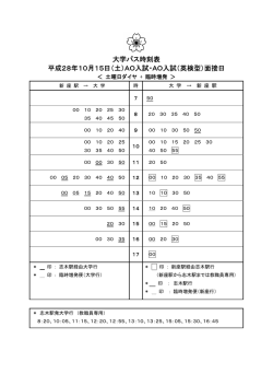（土）AO入試・AO入試（英検型）面接日