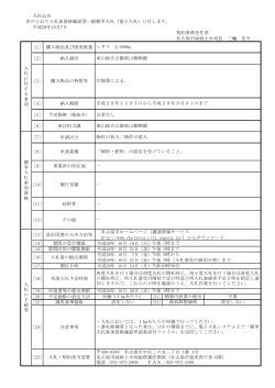 [1] 購入物品及び限度数量