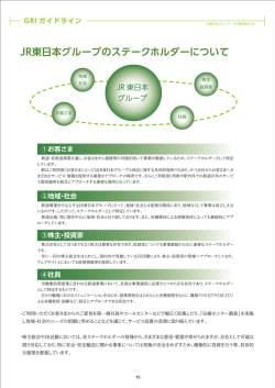 JR東日本グループ CSR報告書 2016
