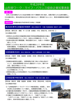 受賞企業の主な取組み概要 (PDF documentファイル サイズ： 184Kb)