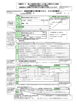 納税証明書交付請求書(その2・その6証明書用